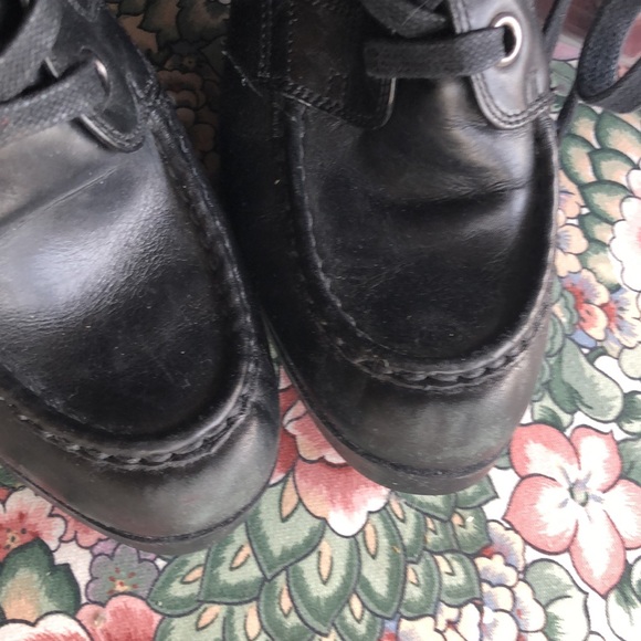 Nike air knee high leather laced up boots EUC - Picture 8 of 10